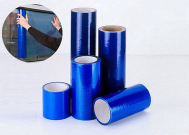 Blue Color Window Glass Protection Film For Building / Construction Glass