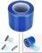 Non Sticky Edge Transparent Blue Dental Barrier Film For Medical Equipments Handheld Instruments