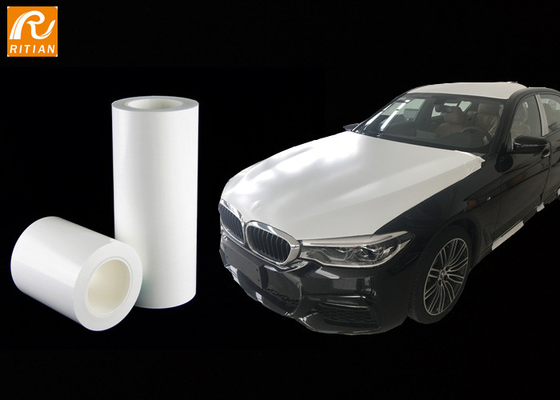 White Car Wrapping Paint Protection Film Anti UV Temporary Protection Tape For Freshly Painted Surfaces On Cars