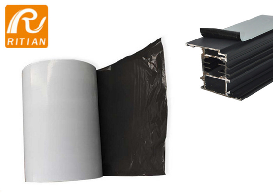 Black And White High Adhesive Protective Film For Aluminum Profiles Remove Without Redisual