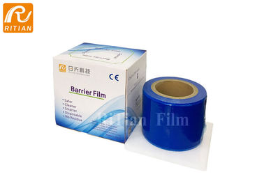 Blue Color PE Dental Barrier Film 4"x6"x1200pcs 50mic For Medical Device OEM