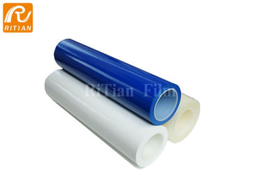 PE Material Stainless Steel Protective Film , Blue / Transparent Protective Film