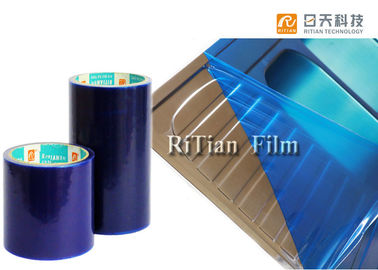 Blue Stainless Steel Protective Film Acrylic Adhesive Low To High Sticky