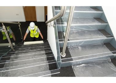 Stable Adhesive Carpet Protector Film Clear Color PE Material For Stairs
