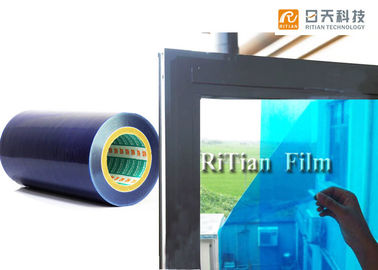 PE Material Window Glass Protection Film 50-60 Mic Thickness Weathering Resistance