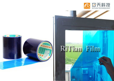 No Residue Window Glass Protection Film / Blue Color Polyethylene Protective Film