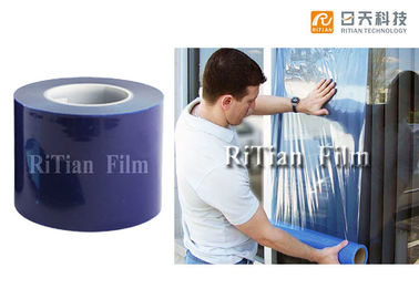 Blue Color Window Glass Protection Film 200 Meter Length Thickness Customized