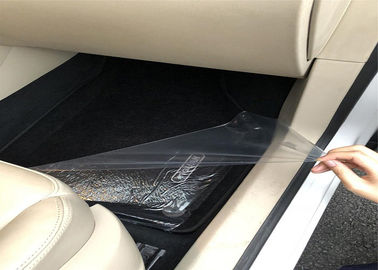 Polyethylene Protective Film / Solvent Adhesive Clear Carpet Protector Film For Cars