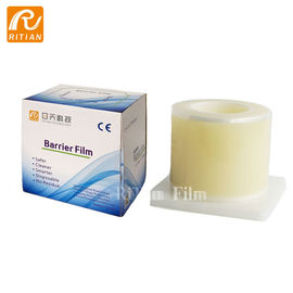 Medical Dental Barrier Film Protective Barrier Film 4&quot; X 6&quot; 1200 Sheets Easy Apply / Take Off