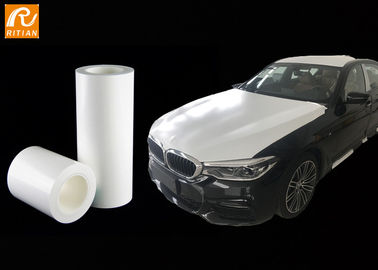 White Color Automotive Protective Film Polyethylene Material Medium Adhesion