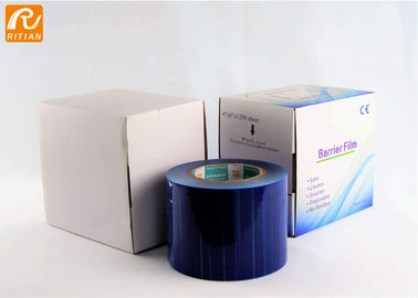 Medical Disposable Dental Adhesive Barrier Films PE Material 4''X6''X1200 Sheets