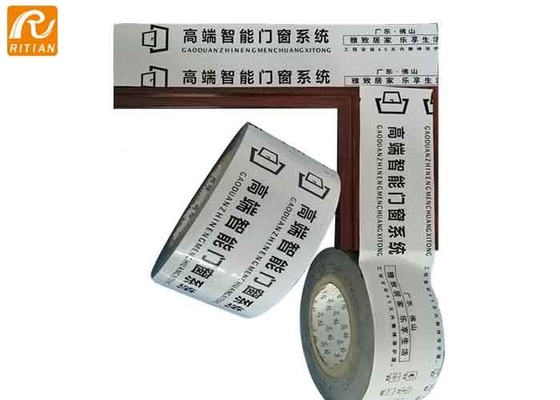 Customized Logo Printing Aluminum profile protective film for door window frame