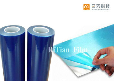 Good price Stainless Steel Blue Protective Film , Acrylic Adhesive Polyethylene Protective Film online