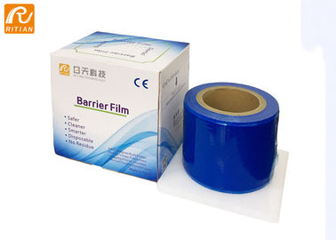 Good price PE Material Dental Barrier Film Roll 4x6 Inch Edge Non 30-50 Mic Thickness online