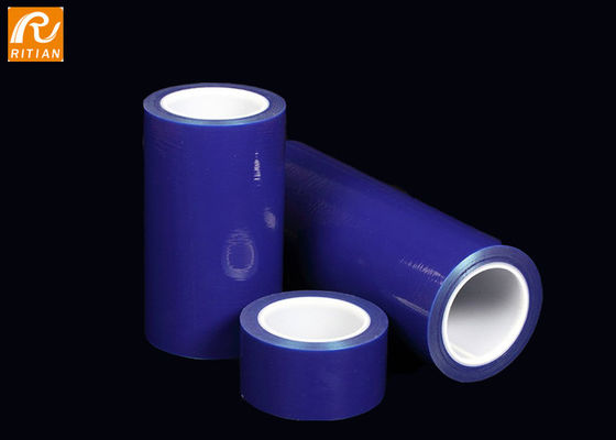 Good price Transparent Blue Protective Film , Metal Sheet PE Protective Film 50 um Thickness online
