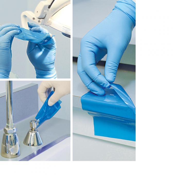 Dental Surface Barrier Adhesive Tape Sheets Tattoo Tape With Dispenser Box