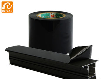 High Tack Black Protective Paint Film Tape For Power Coated Textured Paint Finishes