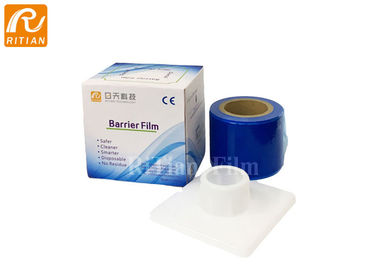 Acrylic Adhesion Dental Barrier Film Roll PE 4x6 Inch With Customized Logo