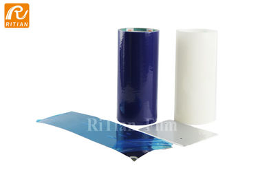 Self Adhesive Protective Plastic Film Anti Scratch 2 Colors For Metal Sheet