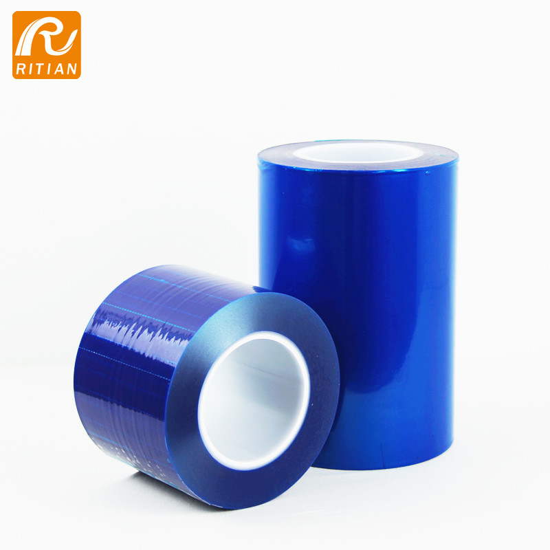 Non Sticky Edge Transparent Blue Dental Barrier Film For Medical Equipments Handheld Instruments