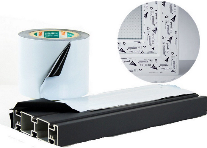 Clean Removal Aluminium Protective Film UV Resistant Window Frame Protection Tape