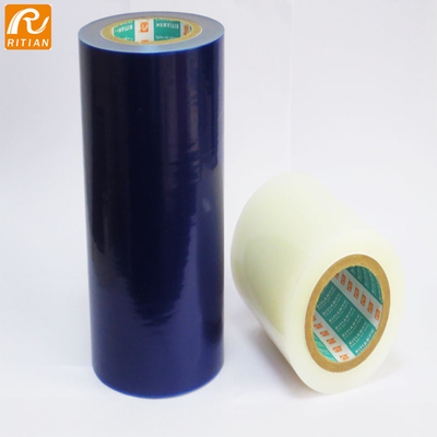 Good price Blue PE / PVC Protective Film Medium Adhesion Wrapping Tape For Packaging Metal Stainless Steer online
