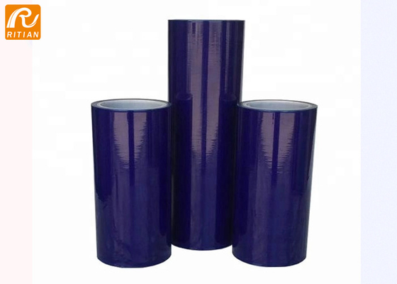 Good price LDPE UV Resistant Glass Protective Film Self Adhesive Blue Surface Protection Film Roll online