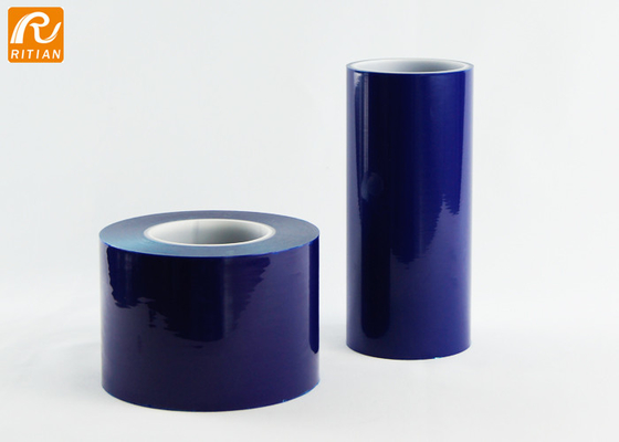 Polyethene Window Glass Protective Film Blue 50 Micron Sunblock Adhesive