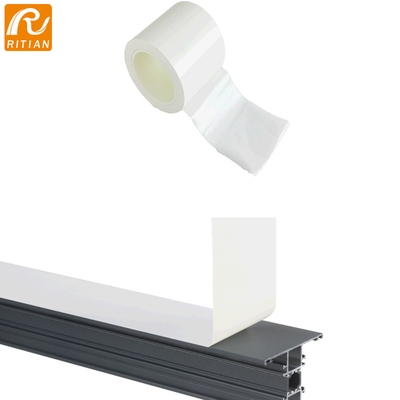 Good price 0.08mm Sandblasting PE Protective Film For Windows Aluminum Profile With Print online