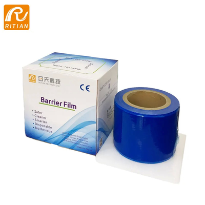 Blue Protective Barrier For Dental Procedures 4*6 inch 1200sheet per roll Adhesion Acrylic