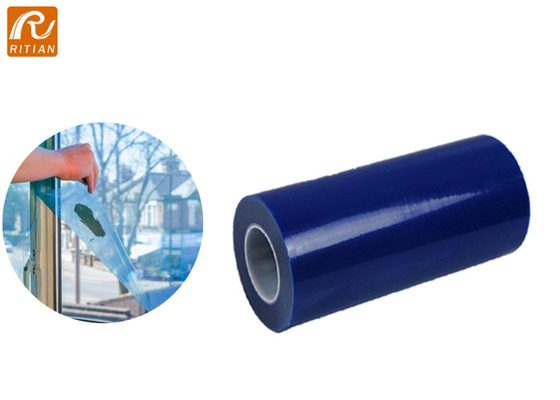 Good price Removable Blue Surface Glass Window Protection Film Polyethylene Window Masking Film 50cm/60cm/100cm*200m Logo Printing Available online