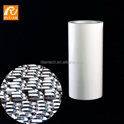 Good price Glossy White UV Resistant PE Protective Film for Automotive Paint with Residue-Free Removal online