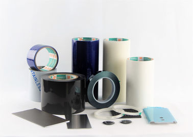 quality Acrylic Base PE Protective Film Black And White Thickness 60 Microns Roll factory