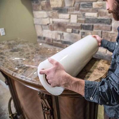 Good price Durable PE Protective Film with Rubber-Based Adhesive for Residue-Free Removal and UV Resistance 6 Months online