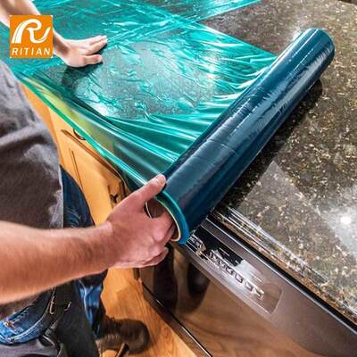 Good price High Strength PE Protective Film with Rubber-based Adhesive, Residue-free Removal and 6 Months UV Resistance online