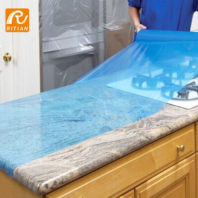 Good price UV Resistant Marble Protection Film with Rubber-based Adhesive for Residue-free Removal and Surface Protection online