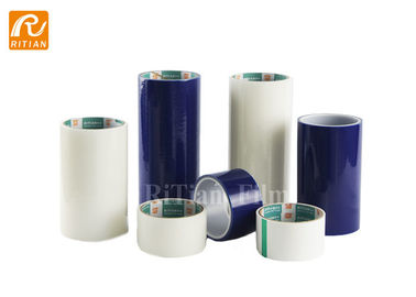 Good price 1.24mx200m Clear Plastic Protective Film , PE Protection Tape No Glue Leave online