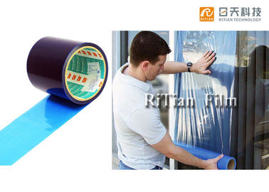Good price Blue Self Adhesive PE Protective Film Shatterproof Window Film online